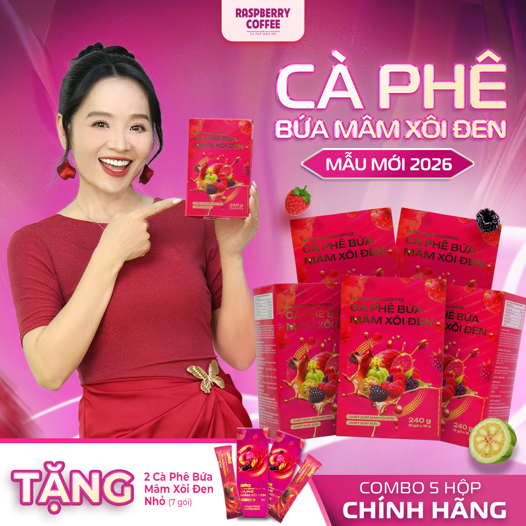 Combo 5 Hộp - Cà Phê Mâm Xôi Đen